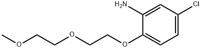 5-CHLORO-2-[2-(2-METHOXYETHOXY)ETHOXY]ANILINE Struktur