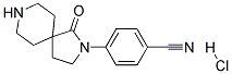 4-(1-OXO-2,8-DIAZASPIRO[4.5]DECAN-2-YL)BENZONITRILE HYDROCHLORIDE Struktur