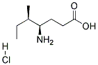 (4R,5R)-4-AMINO-5-METHYLHEPTANOIC ACID HYDROCHLORIDE Struktur