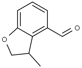 3-METHYL-2,3-DIHYDRO-BENZOFURAN-4-CARBALDEHYDE Struktur