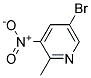 5-BROMO-2-METHYL-3-NITROPYRIDINE Struktur