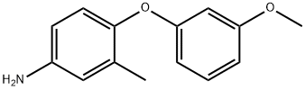 4-(3-METHOXYPHENOXY)-3-METHYLANILINE Struktur