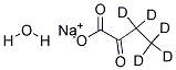 SODIUM 2-KETOBUTYRATE-3,3,4,4,4-D5 HYDRATE Struktur