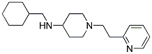 N-(CYCLOHEXYLMETHYL)-1-(2-PYRIDIN-2-YLETHYL)PIPERIDIN-4-AMINE Struktur