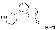 6-METHOXY-1-(PIPERIDIN-3-YL)-1H-BENZO[D]IMIDAZOLE HYDROCHLORIDE Struktur