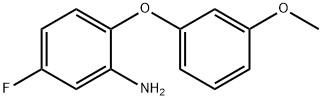 5-FLUORO-2-(3-METHOXYPHENOXY)PHENYLAMINE Struktur