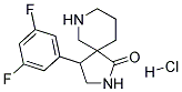 4-(3,5-DIFLUOROPHENYL)-2,7-DIAZASPIRO[4.5]DECAN-1-ONE HYDROCHLORIDE Struktur