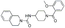 N-[1-(2-METHOXYBENZOYL)PIPERIDIN-4-YL]-3,4-DIHYDROISOQUINOLINE-2(1H)-CARBOXAMIDE Struktur
