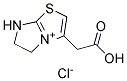 3-(CARBOXYMETHYL)-5,6-DIHYDROIMIDAZO[2,1-B][1,3]THIAZOL-4-IUM CHLORIDE Structure