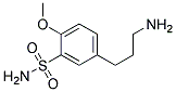 R-(-)-5-[2(AMINO-1-METHYL)ETHYL]-2-METHOXY BENZENE SULFONAMIDE Struktur