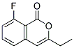 3-ETHYL-8-FLUORO-ISOCHROMEN-1-ONE Struktur
