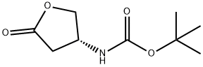 (R)-3-BOC-AMINO-GAMMA-BUTYROLACTONE Struktur