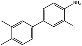 3-FLUORO-3',4'-DIMETHYL[1,1'-BIPHENYL]-4-YLAMINE Struktur