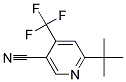6-TERT-BUTYL-4-(TRIFLUOROMETHYL)NICOTINONITRILE Struktur