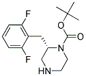 (S)-2-(2,6-DIFLUORO-BENZYL)-PIPERAZINE-1-CARBOXYLIC ACID TERT-BUTYL ESTER Struktur