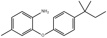 4-METHYL-2-[4-(TERT-PENTYL)PHENOXY]ANILINE Struktur
