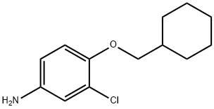 3-CHLORO-4-(CYCLOHEXYLMETHOXY)ANILINE Struktur