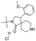 2-TERT-BUTYL-4-(2-METHOXYPHENYL)-2,8-DIAZASPIRO[4.5]DECAN-1-ONE HYDROCHLORIDE Struktur