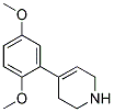 4-(2,5-DIMETHOXY-PHENYL)-1,2,3,6-TETRAHYDRO-PYRIDINE Struktur