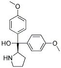 (R)-ALPHA,ALPHA-BIS(4-METHOXYPHENYL)-2-PYRROLIDINEMETHANOL Struktur