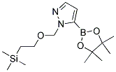 5-(4,4,5,5-TETRAMETHYL-[1,3,2]DIOXABOROLAN-2-YL)-1-(2-TRIMETHYLSILANYLETHOXYMETHYL)-1H-PYRAZOLE Struktur