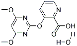 3-[(4,6-DIMETHOXYPYRIMIDIN-2-YL)OXY]PYRIDINE-2-CARBOXYLIC ACID MONOHYDRATE Struktur