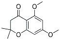 5,7-DIMETHOXY-2,2-DIMETHYL-CHROMAN-4-ONE Struktur