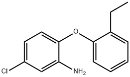 5-CHLORO-2-(2-ETHYLPHENOXY)ANILINE Structure
