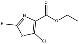 ETHYL 2-BROMO-5-CHLOROTHIAZOLE-4-CARBOXYLATE Struktur