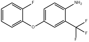 4-(2-FLUOROPHENOXY)-2-(TRIFLUOROMETHYL)ANILINE Struktur