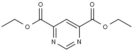 DIETHYL PYRIMIDINE-4,6-DICARBOXYLATE Struktur