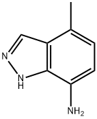 7-Amino-4-methyl-1H-indazole Structure