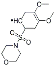 [4,5-DIMETHOXY-2-(MORPHOLINE-4-SULFONYL)-PHENYL]- Struktur