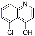 4-Hydroxy-5-chloroquinoline Struktur