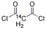 MALONYL DICHLORIDE [2-14C] Structure