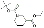 ETHYL 1-TERT-BUTOXYCARBONYL-PIPERIDINE-3-CARBOXYLATE Structure