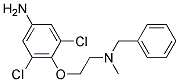 4-(2-(N-BENZYL-N-METHYLAMINO)ETHOXY)-3,5-DICHLOROBENZENAMINE Struktur