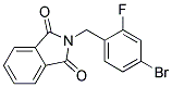 N-(4-BROMO-2-FLUOROBENZYL)PHTHALIMID Struktur