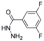3,5-DIFLUOROBENZOIC ACID HYDRAZID Struktur