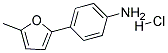 4-(5-Methyl-2-furyl)aniline hydrochloride Structure