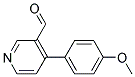 4-(4-METHOXYPHENYL)-3-PYRIDINECARBOXALDEHYDE Struktur