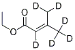 ETHYL 3-METHYL-2-BUTENOATE-D6 Struktur