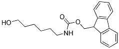 N-(Fluoren-9-ylmethoxycarbonyl)-6-aminohexan-1-ol Struktur