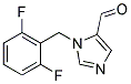 3-(2,6-DIFLUORO-BENZYL)-3H-IMIDAZOLE-4-CARBALDEHYDE Struktur