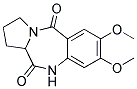 7,8-DIMETHOXY-1,2,3,11A-TETRAHYDRO-10H-BENZO[E]PYRROLO[1,2-A][1,4]DIAZEPINE-5,11-DIONE Struktur