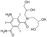 5-Amino-2,4,6-tri iodo-N,N-Bis(2,3-Dihydroxy Propyl) Iso phthalamide Struktur