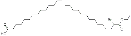 ETHYL 2-BROMO TETRADECANOATE (MYRISTATE) Struktur