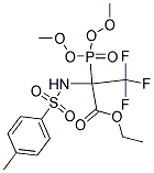ETHYL 2-(DIMETHOXYPHOSPHORYL)-3,3,3-TRIFLUORO-2-{[(4-METHYLPHENYL)SULPHONYL]AMINO}PROPANOATE Struktur