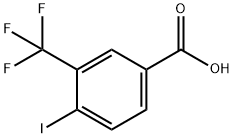 4-IODO-3-(TRIFLUOROMETHYL)BENZOIC ACID Struktur