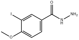 3-IODO-4-METHOXYBENZOHYDRAZIDE Struktur